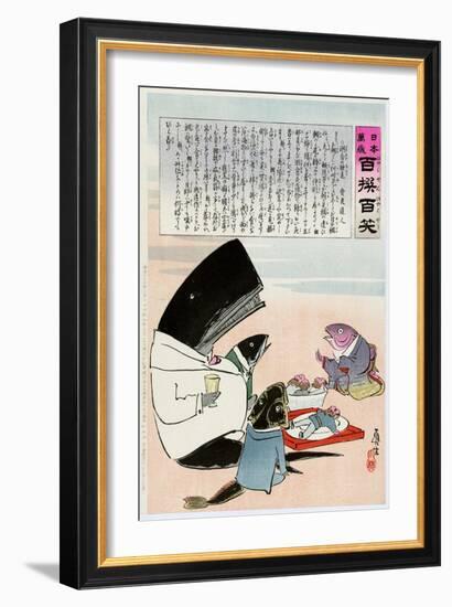 Russo-Japanese War, C. 1905-Kiyochika Kobayashi-Framed Giclee Print