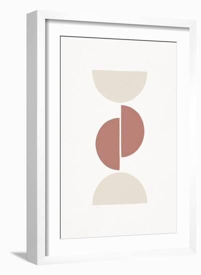 Rust and Sand - Geo-Unknown Uplusmestudio-Framed Giclee Print