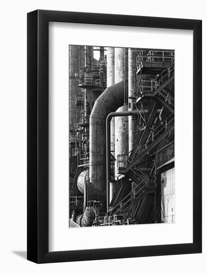 Rust Belt Steel Stacks-George Oze-Framed Photographic Print