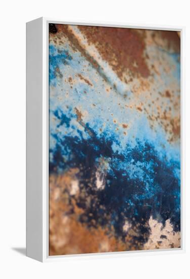 Rust, Blues 2-Erin Berzel-Framed Premier Image Canvas