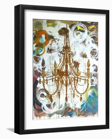 Rust Chandelier-Kent Youngstrom-Framed Art Print