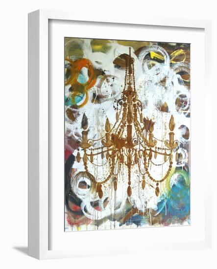 Rust Chandelier-Kent Youngstrom-Framed Art Print