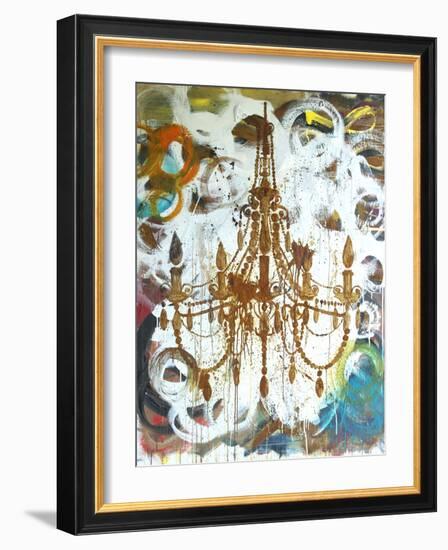 Rust Chandelier-Kent Youngstrom-Framed Art Print