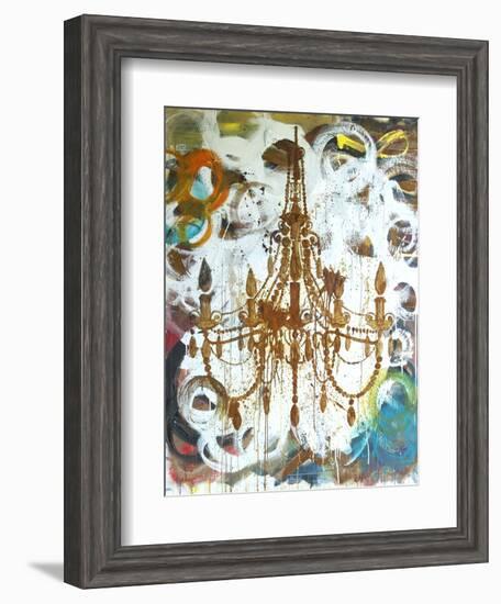 Rust Chandelier-Kent Youngstrom-Framed Art Print