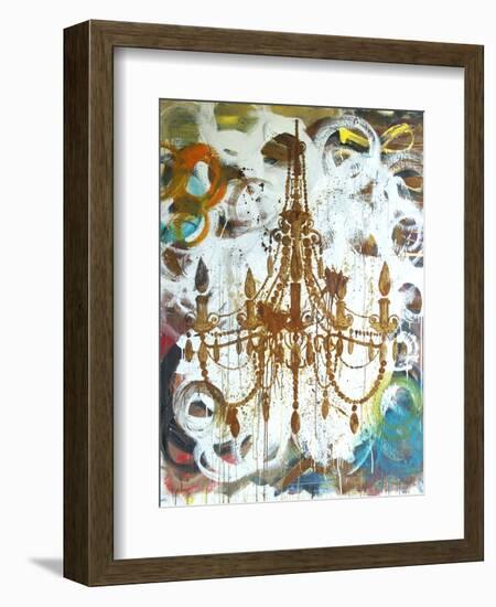 Rust Chandelier-Kent Youngstrom-Framed Art Print