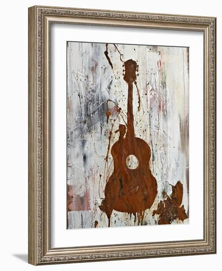 Rust Guitar-Kent Youngstrom-Framed Art Print