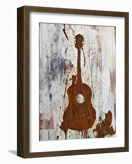 Rust Guitar-Kent Youngstrom-Framed Art Print