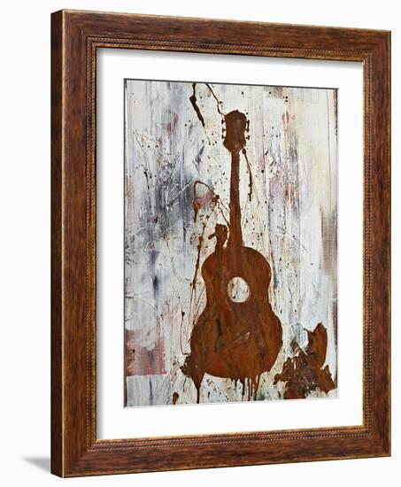 Rust Guitar-Kent Youngstrom-Framed Art Print