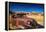 Rusted car and buildings, Bodie State Historic Park, California, USA-Russ Bishop-Framed Premier Image Canvas