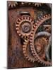 Rusted Gears-Don Paulson-Mounted Giclee Print