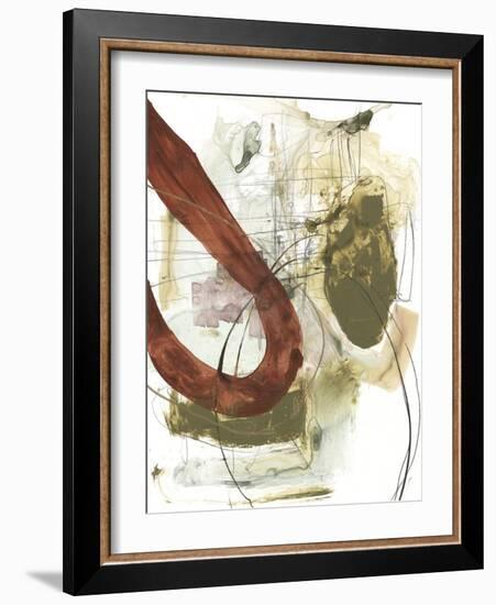 Rusted Loops I-Jennifer Goldberger-Framed Art Print