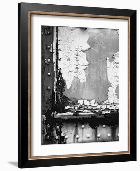 Rusted railroad car-Panoramic Images-Framed Photographic Print