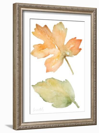 Rustic Autumn Leaves III-Lanie Loreth-Framed Art Print