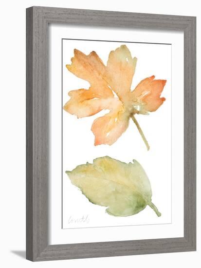 Rustic Autumn Leaves III-Lanie Loreth-Framed Art Print