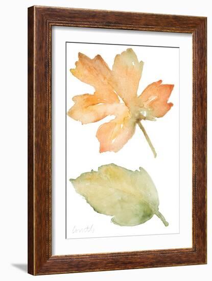 Rustic Autumn Leaves III-Lanie Loreth-Framed Art Print