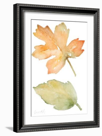 Rustic Autumn Leaves III-Lanie Loreth-Framed Art Print