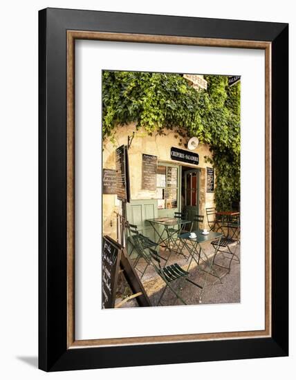 rustic bar in the Provence-Andrea Haase-Framed Photographic Print