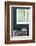 Rustic Barrels Lined Up Along an Old House Below a Window-Sheila Haddad-Framed Photographic Print