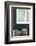 Rustic Barrels Lined Up Along an Old House Below a Window-Sheila Haddad-Framed Photographic Print