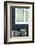 Rustic Barrels Lined Up Along an Old House Below a Window-Sheila Haddad-Framed Photographic Print