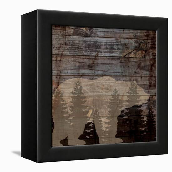 Rustic Bear-Piper Ballantyne-Framed Stretched Canvas