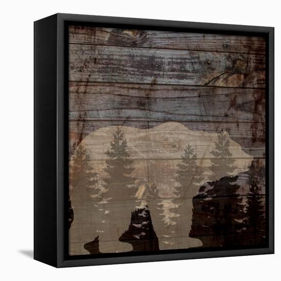 Rustic Bear-Piper Ballantyne-Framed Stretched Canvas