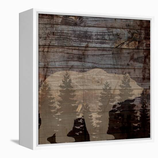 Rustic Bear-Piper Ballantyne-Framed Stretched Canvas