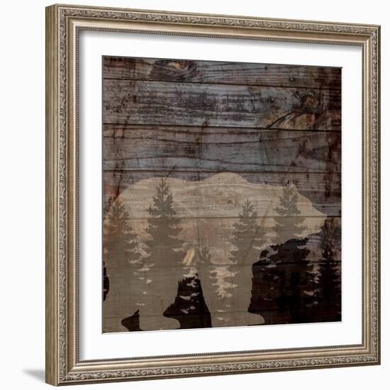 Rustic Bear-Piper Ballantyne-Framed Art Print