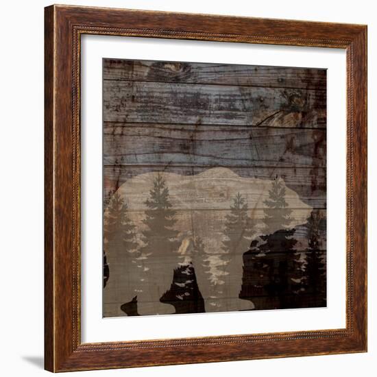 Rustic Bear-Piper Ballantyne-Framed Art Print