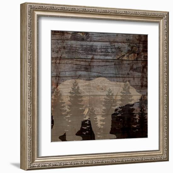 Rustic Bear-Piper Ballantyne-Framed Art Print