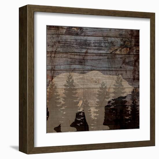 Rustic Bear-Piper Ballantyne-Framed Art Print