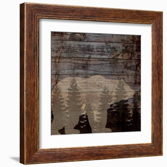 Rustic Bear-Piper Ballantyne-Framed Art Print