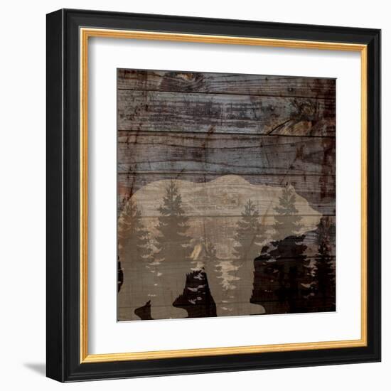 Rustic Bear-Piper Ballantyne-Framed Art Print