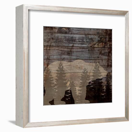 Rustic Bear-Piper Ballantyne-Framed Art Print
