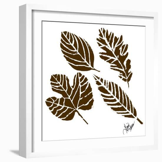 Rustic Birch Trail Accent I-Gina Ritter-Framed Art Print