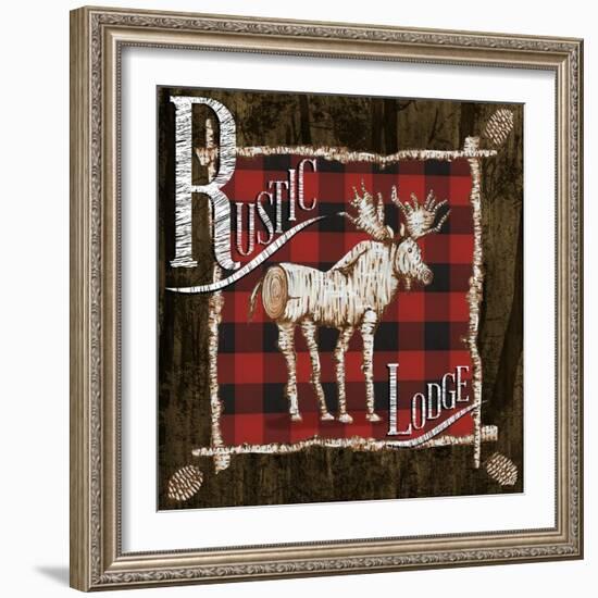 Rustic Birch Trail I-Gina Ritter-Framed Art Print