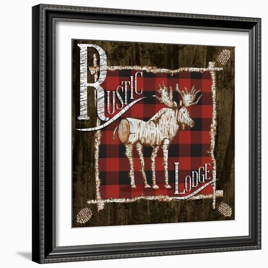 Rustic Birch Trail I-Gina Ritter-Framed Art Print