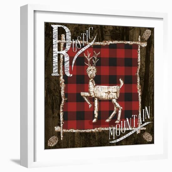 Rustic Birch Trail II-Gina Ritter-Framed Art Print