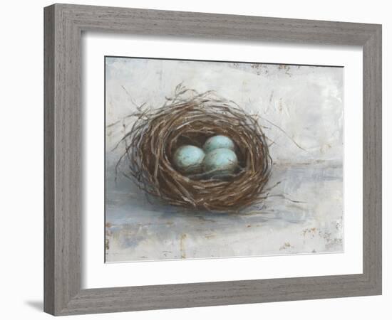 Rustic Bird Nest I-Ethan Harper-Framed Art Print