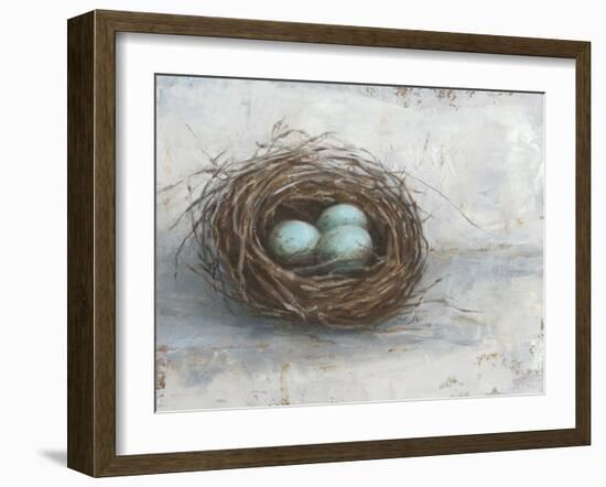 Rustic Bird Nest I-Ethan Harper-Framed Art Print