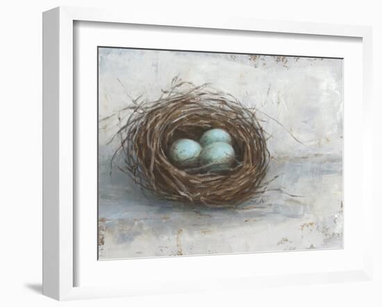 Rustic Bird Nest I-Ethan Harper-Framed Art Print