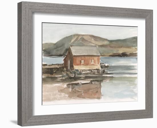 Rustic Boathouse I-Ethan Harper-Framed Art Print