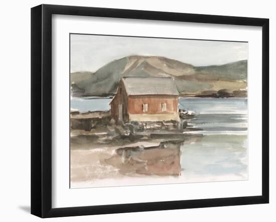 Rustic Boathouse I-Ethan Harper-Framed Art Print
