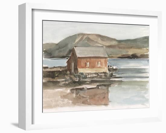 Rustic Boathouse I-Ethan Harper-Framed Art Print