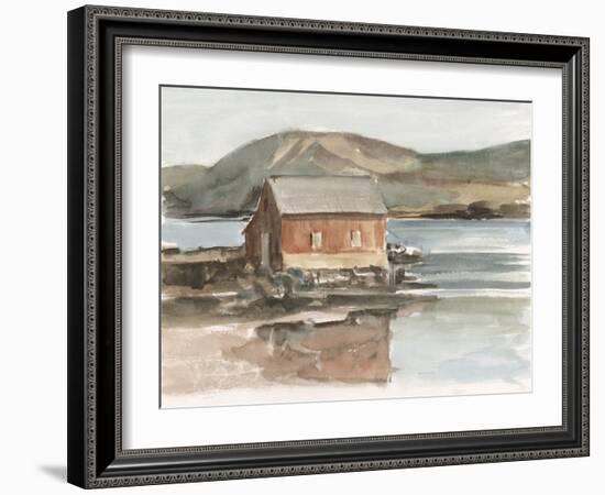 Rustic Boathouse I-Ethan Harper-Framed Art Print