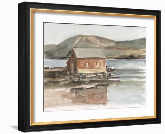 Rustic Boathouse I-Ethan Harper-Framed Art Print