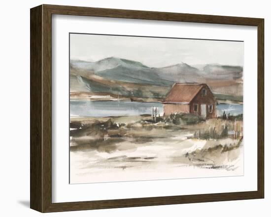 Rustic Boathouse II-Ethan Harper-Framed Art Print