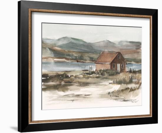 Rustic Boathouse II-Ethan Harper-Framed Art Print