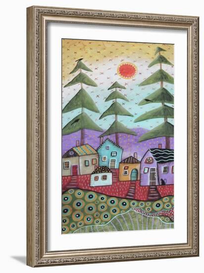 Rustic Cabins 1-Karla Gerard-Framed Giclee Print