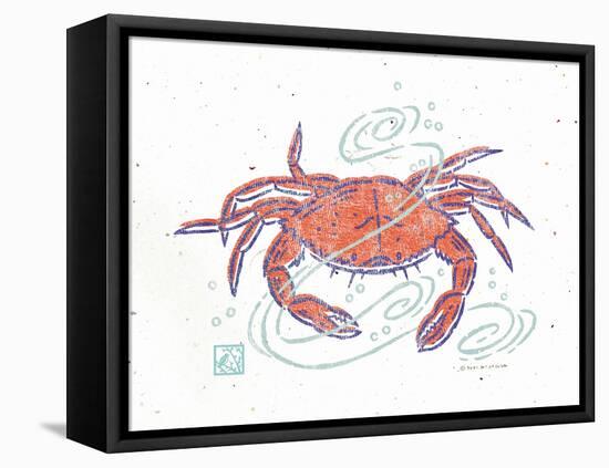 Rustic Crab-Sudi Mccollum-Framed Stretched Canvas